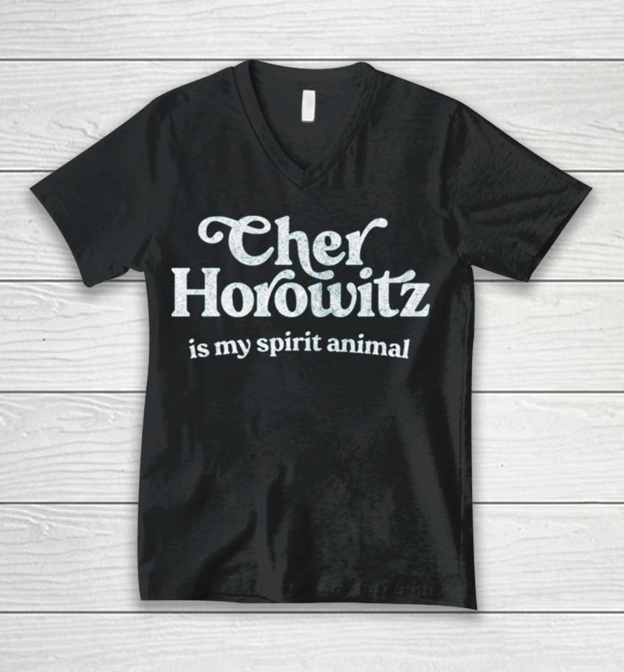 Cher Horowitz Is My Spirit Animal Clueless Unisex V-Neck T-Shirt