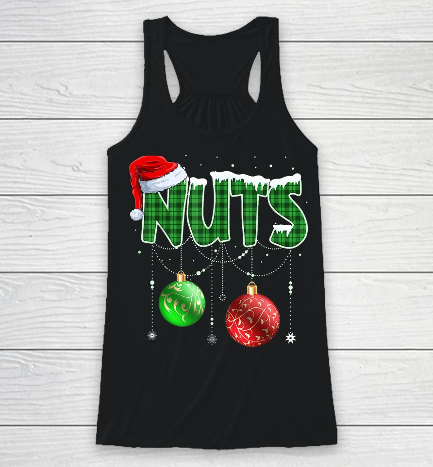 Chest Nuts Christmas T Shirt Matching Couple Chestnuts Racerback Tank