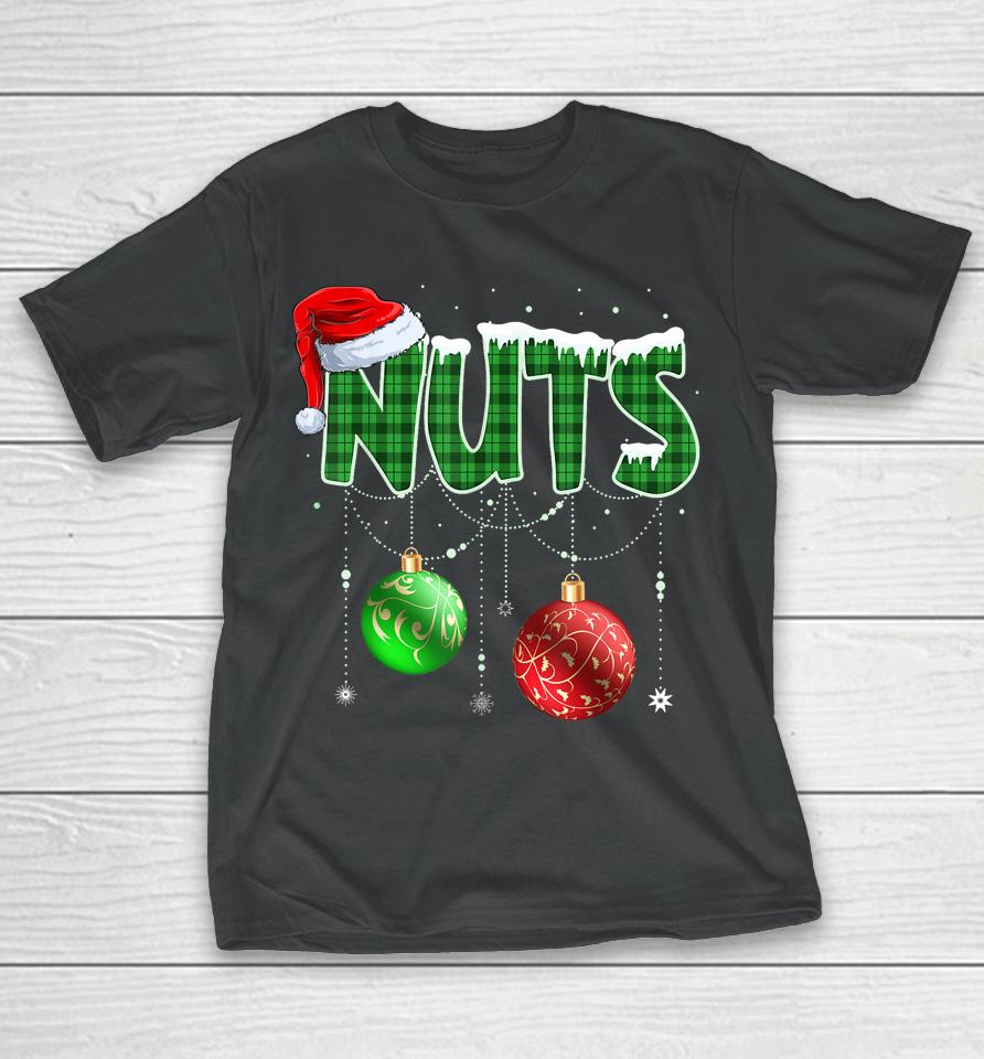 Chest Nuts Christmas T Shirt Matching Couple Chestnuts T-Shirt