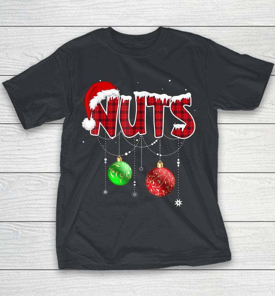 Chest Nuts Funny Matching Chestnuts Christmas Couples Nuts Youth T-Shirt