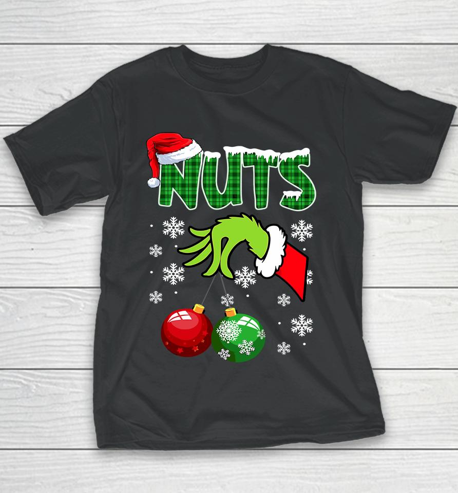 Chest Nuts Matching Chestnuts Funny Christmas Couples Nuts Youth T-Shirt