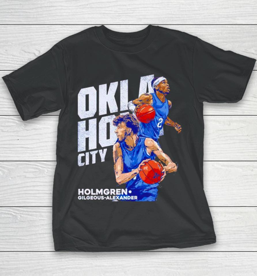 Chet Holmgren Shai Gilgeous Alexander Oklahoma City Thunder Youth T-Shirt