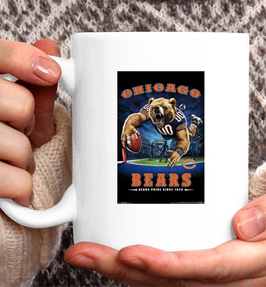 Chicago Bears Bears Pride Since 1920 Nfl Theme Art Poster Coffee Mug