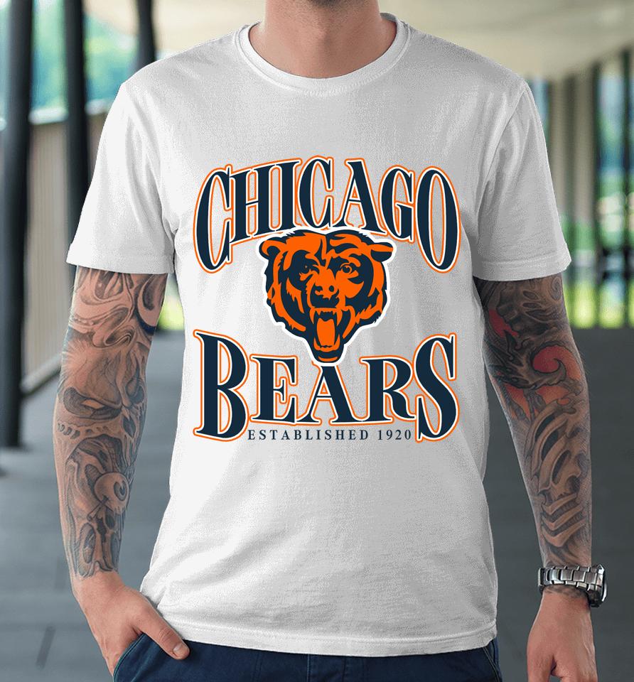 Chicago Bears Fanatics Branded Heathered Charcoal Playability Premium T-Shirt
