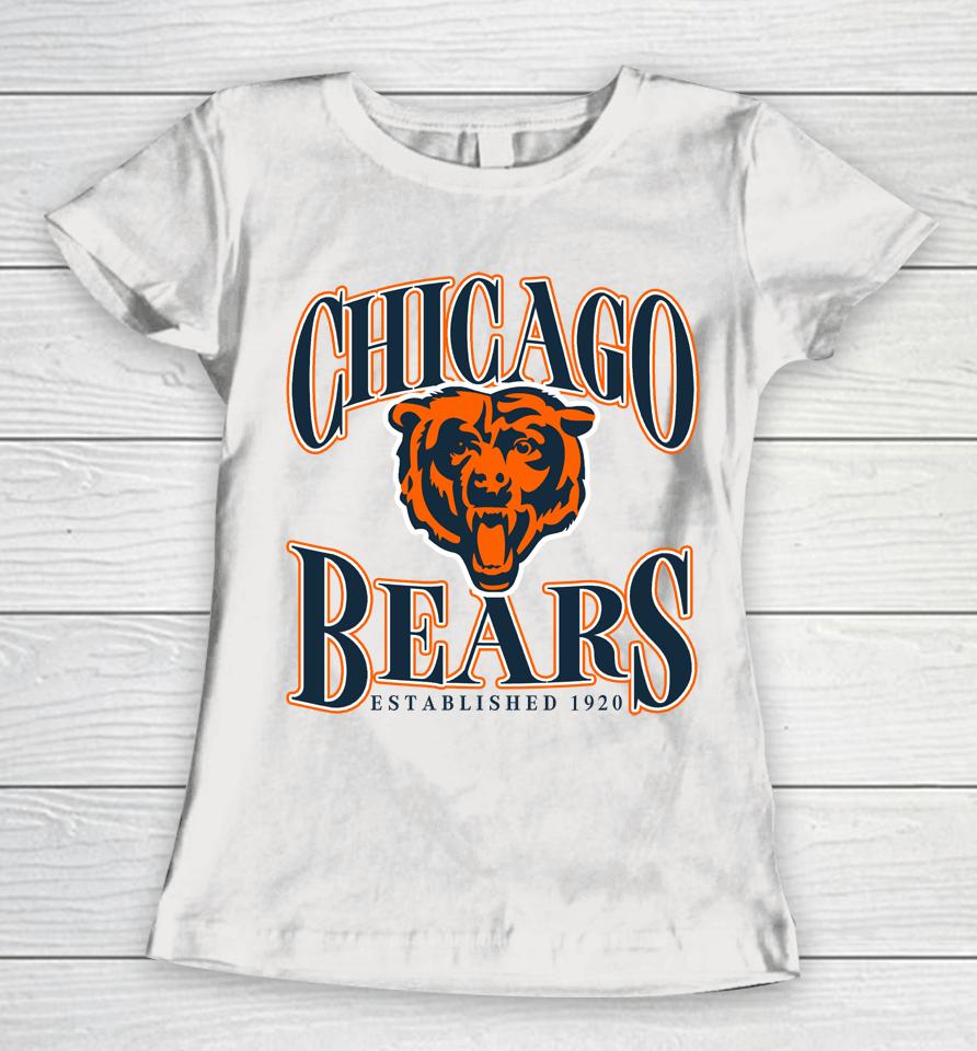 Chicago Bears Fanatics Branded Heathered Charcoal Playability Women T-Shirt