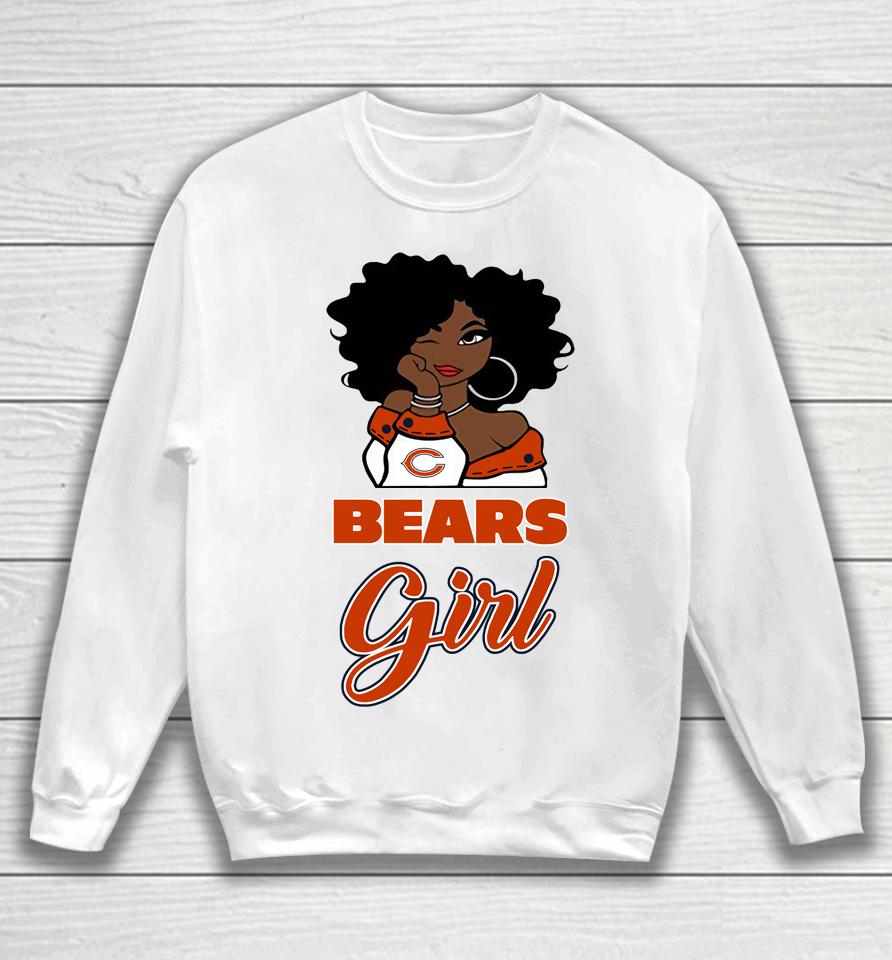 Chicago Bears Girl Nfl Sweatshirt