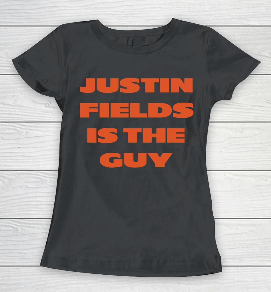 Chicago Bears Justin Fields Is The Guy Women T-Shirt