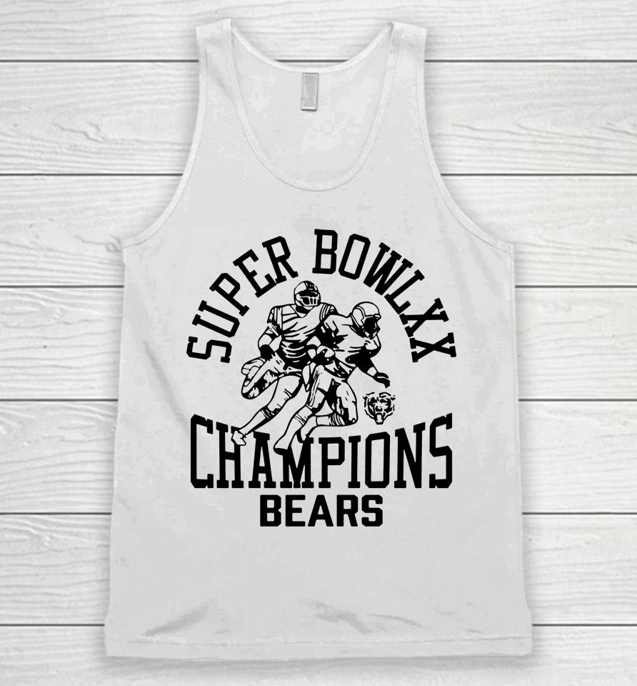 Chicago Bears Super Bowl Xx Champions Unisex Tank Top