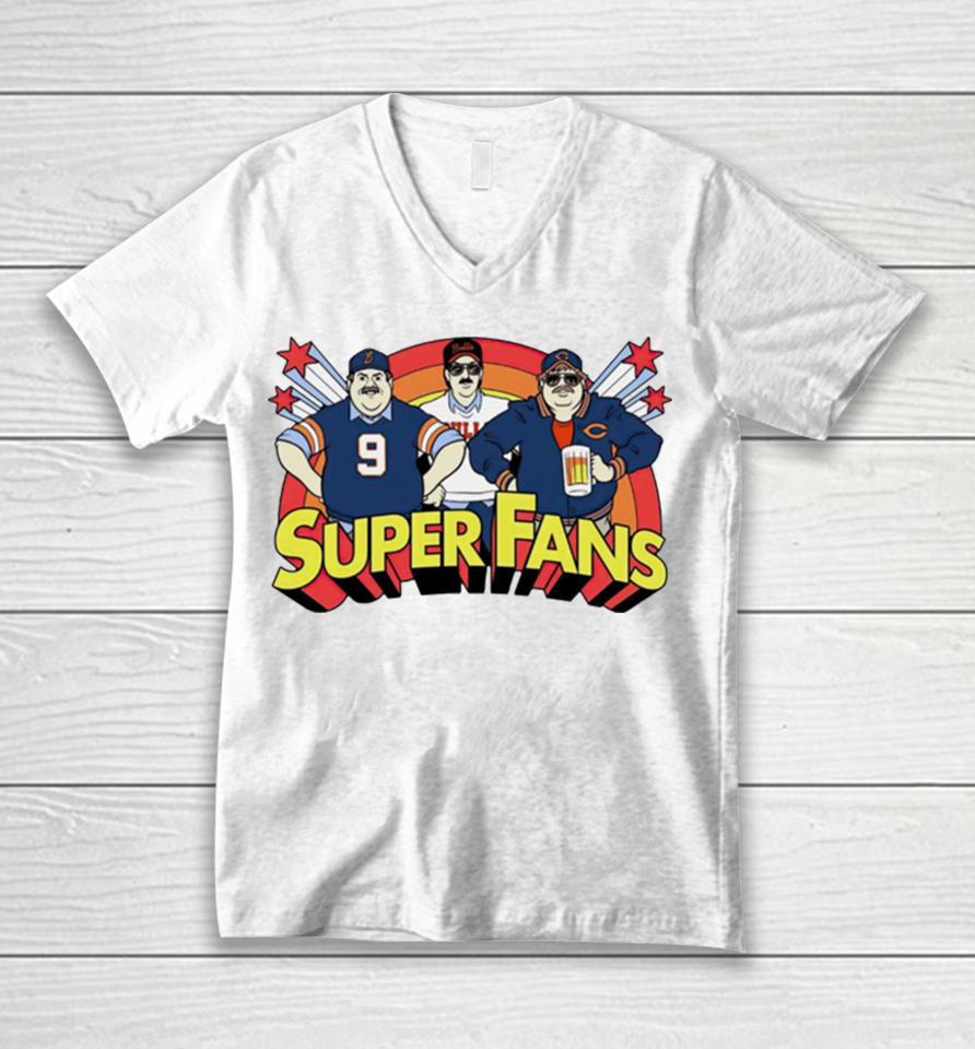 Chicago Bears Super Fans Unisex V-Neck T-Shirt