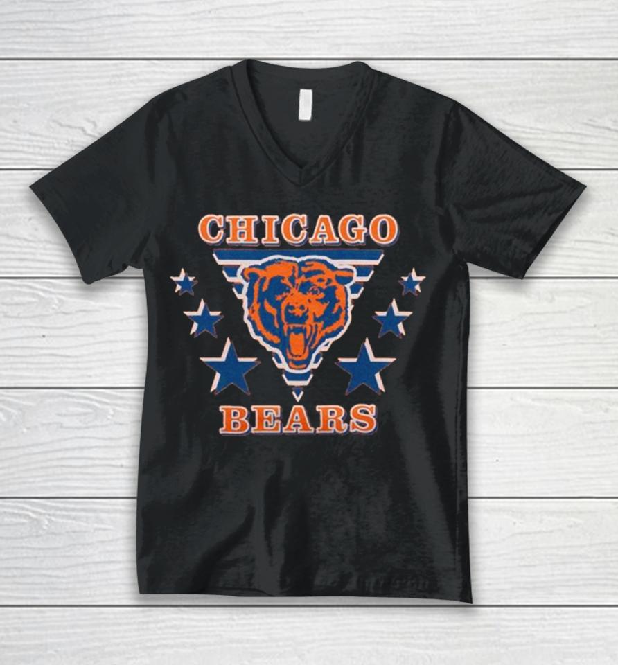 Chicago Bears Super Star Unisex V-Neck T-Shirt