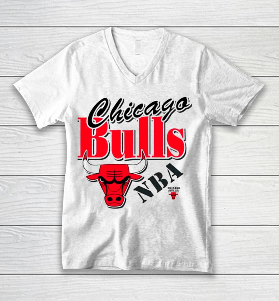 Chicago Bulls Nba Team Basketball Unisex V-Neck T-Shirt
