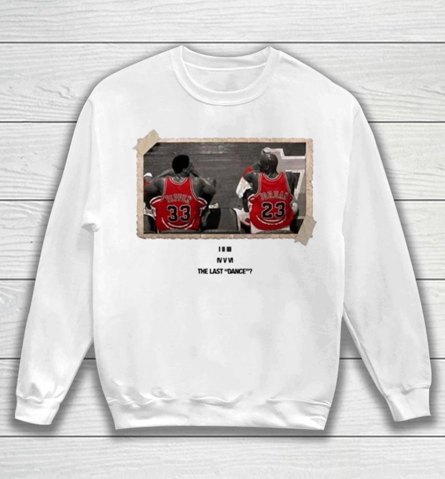 Chicago Bulls The Last Dance Vintage Michael Jordan &Amp; Scottie Pippen Sweatshirt