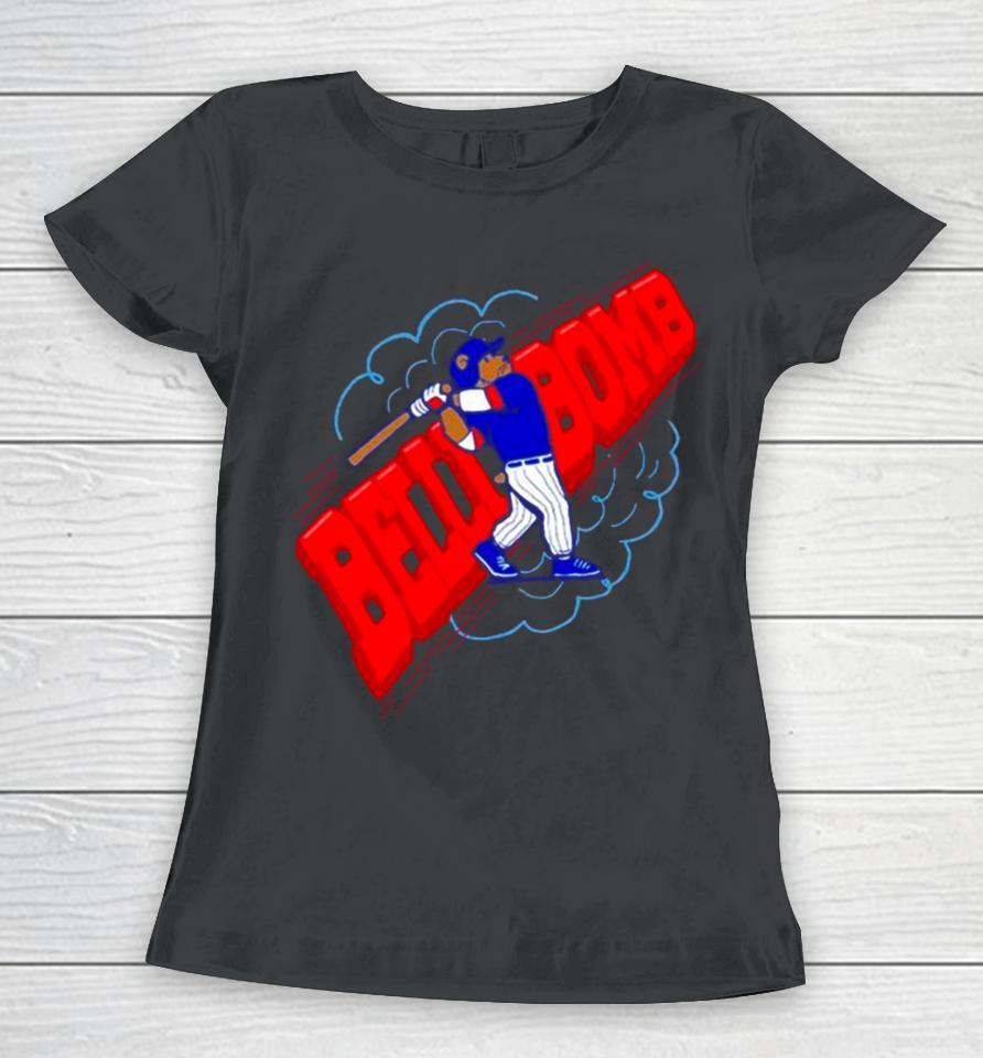 Chicago Cubs Baseball Belli Bomb Women T-Shirt