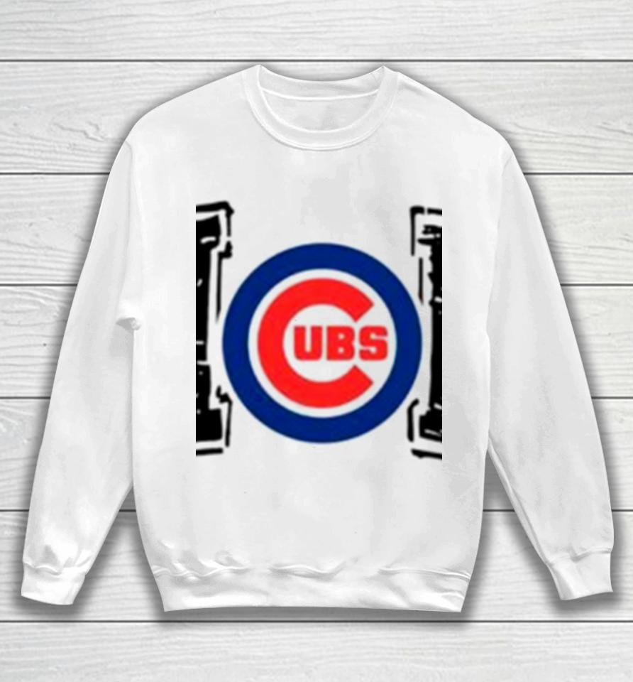 Chicago Cubs Baseball Mom Like A Normal Mom But Louder And Prouder Sweatshirt