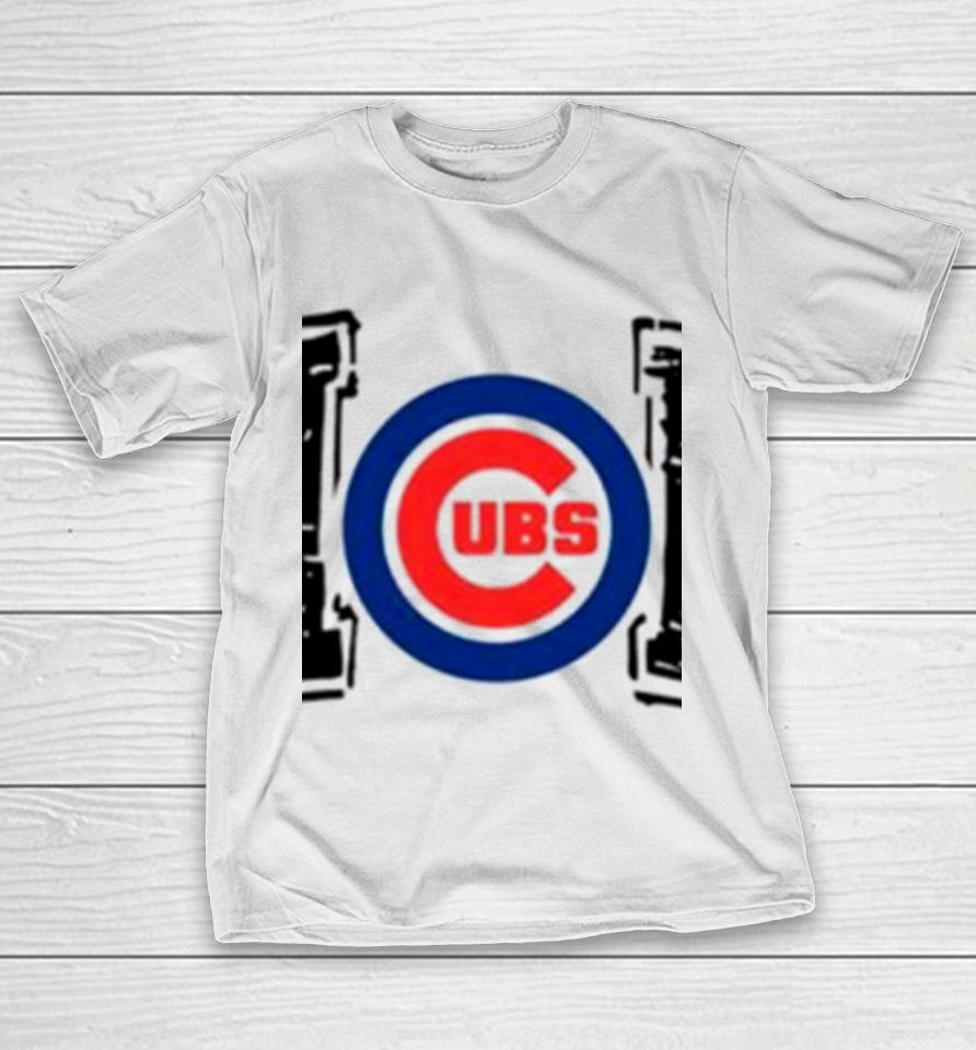 Chicago Cubs Baseball Mom Like A Normal Mom But Louder And Prouder T-Shirt