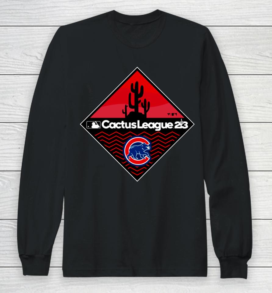 Chicago Cubs Cactus League 2023 Mlb Spring Training Diamond Long Sleeve T-Shirt
