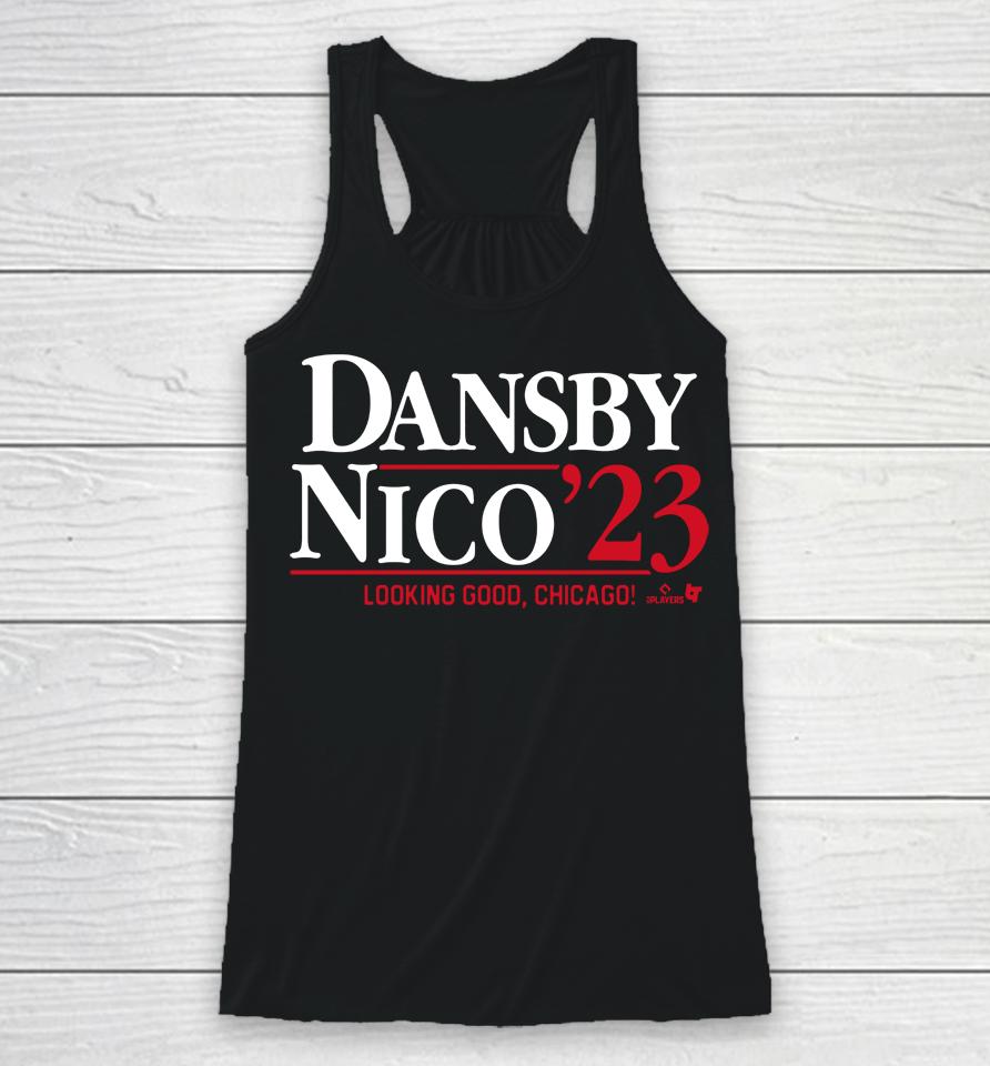 Chicago Cubs Dansby Nico 2023 Racerback Tank