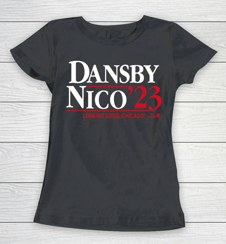Chicago Cubs Dansby Nico 2023 Women T-Shirt