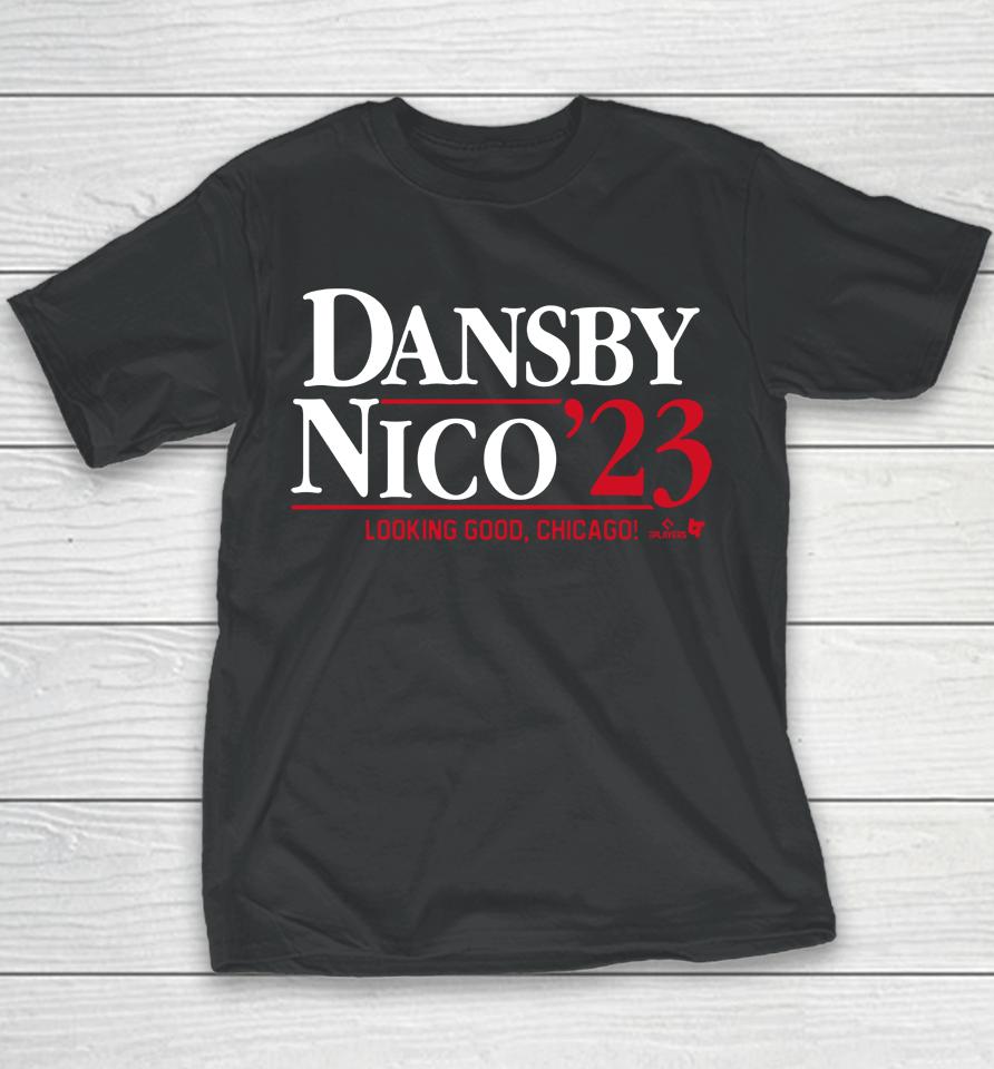 Chicago Cubs Dansby Nico 2023 Youth T-Shirt