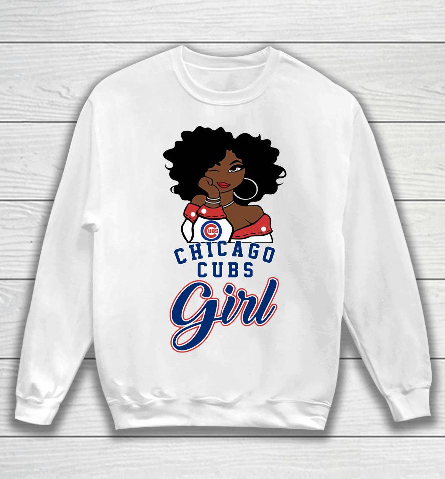 Chicago Cubs Girl Mlb Sweatshirt