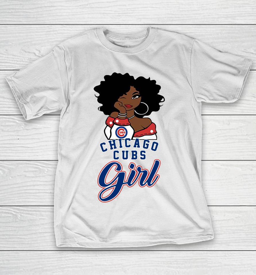 Chicago Cubs Girl Mlb T-Shirt