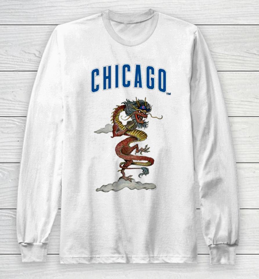 Chicago Cubs Mlb 2024 Year Of The Dragon Long Sleeve T-Shirt