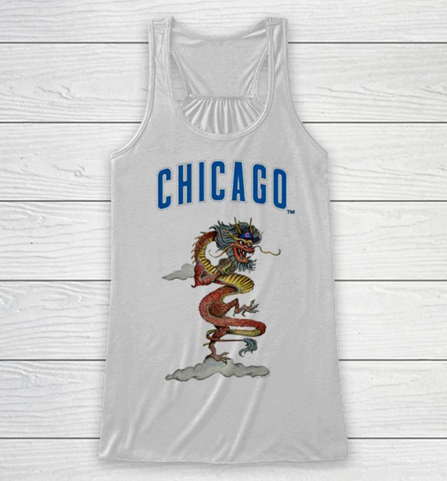 Chicago Cubs Mlb 2024 Year Of The Dragon Racerback Tank