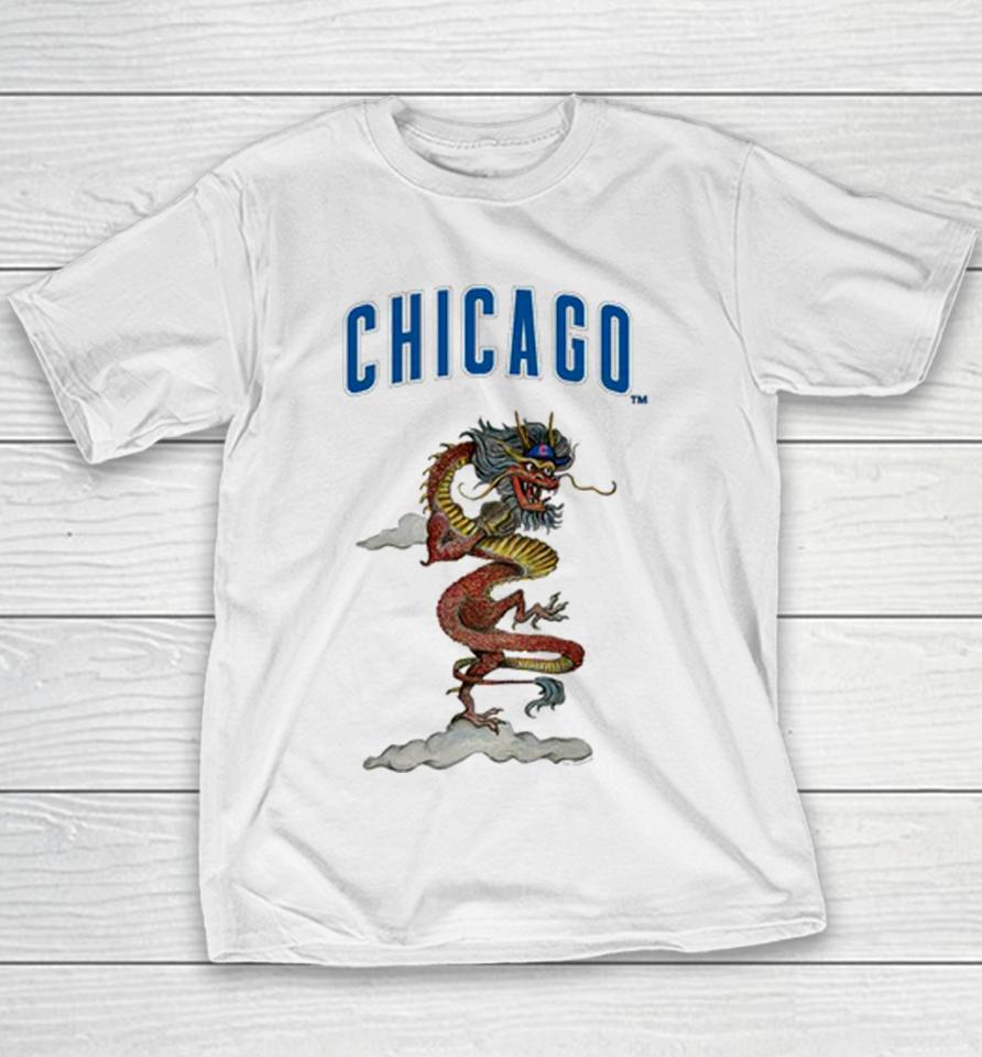 Chicago Cubs Mlb 2024 Year Of The Dragon Youth T-Shirt