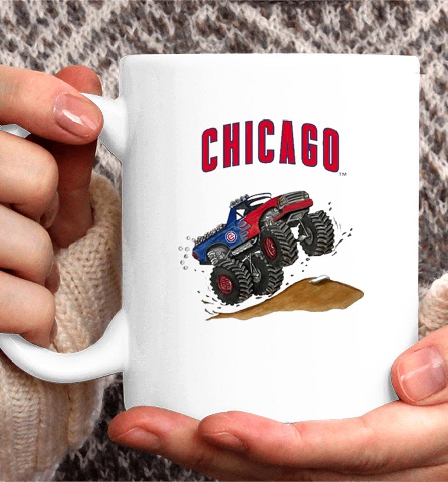 Chicago Cubs Monster Truck Mlb Coffee Mug