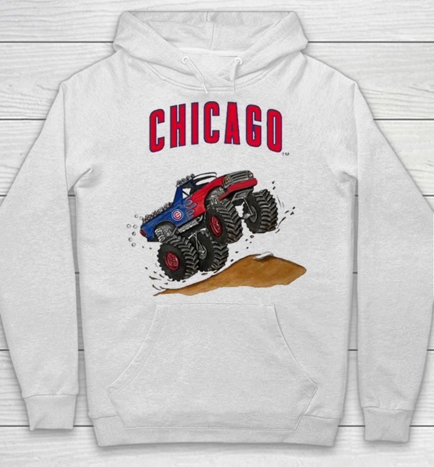 Chicago Cubs Monster Truck Mlb Hoodie