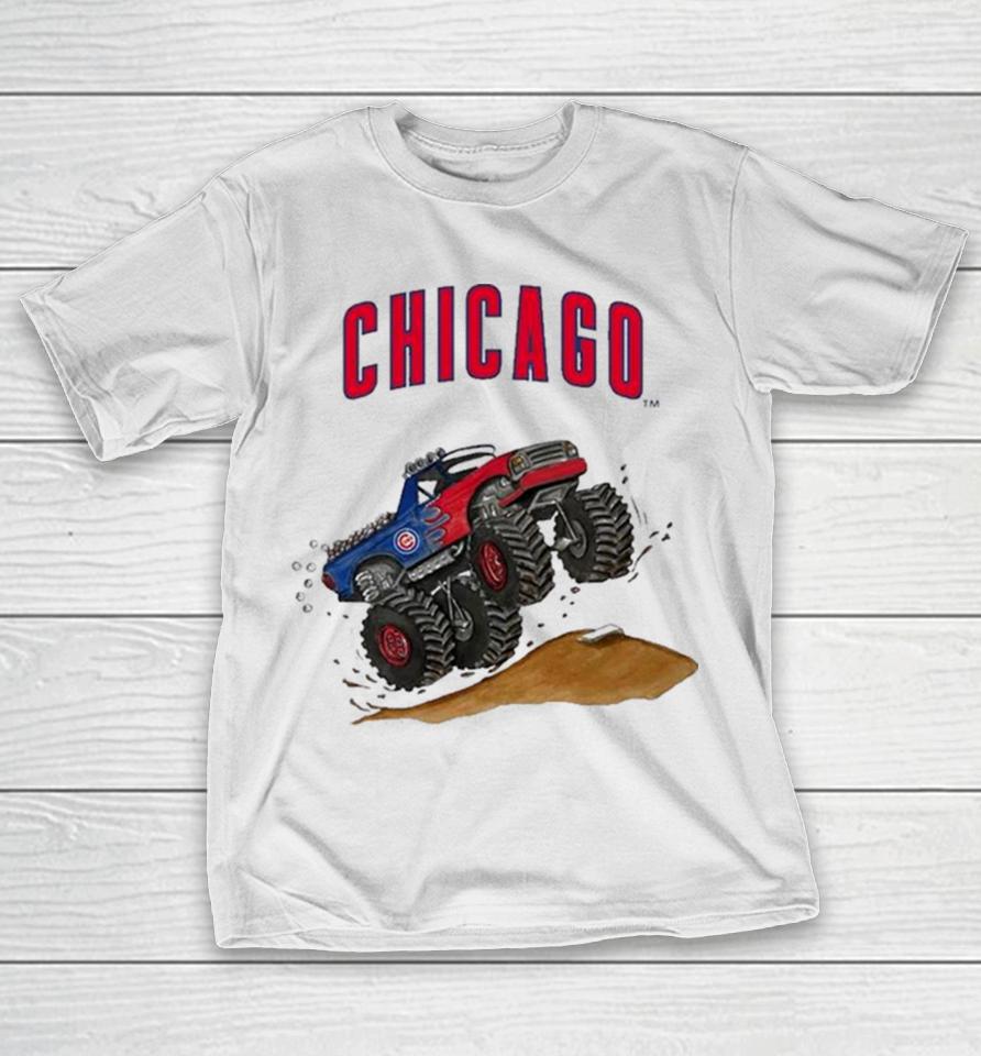 Chicago Cubs Monster Truck Mlb T-Shirt