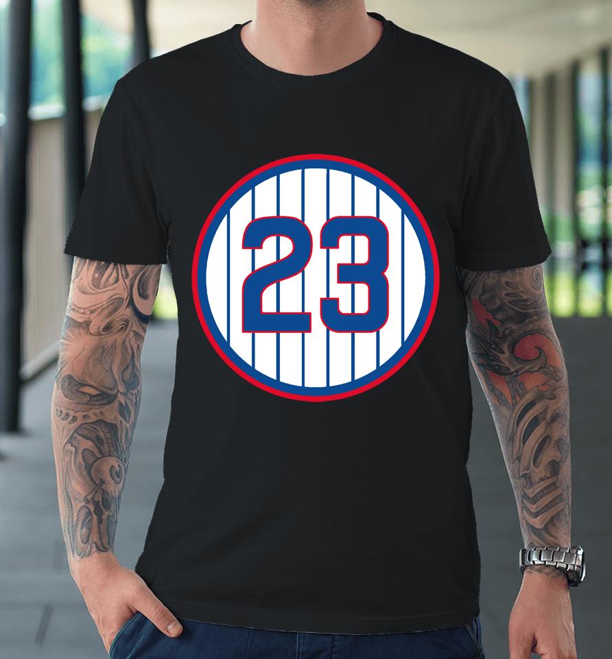 Chicago Cubs Ryne Sandberg Retirement Premium T-Shirt