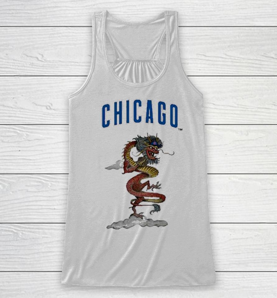 Chicago Cubs Tiny Turnip Infant 2024 Year Of The Dragon Racerback Tank