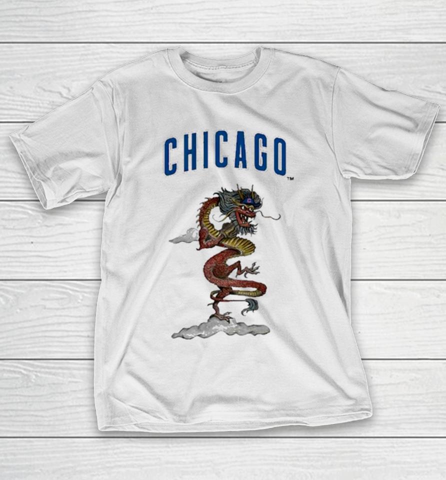 Chicago Cubs Tiny Turnip Infant 2024 Year Of The Dragon T-Shirt