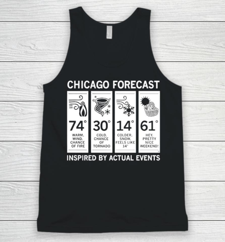 Chicago Forecast Inspired By Actual Events Unisex Tank Top