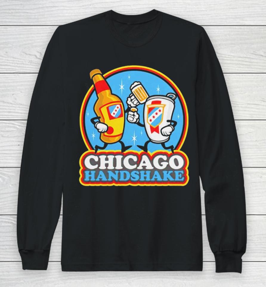 Chicago Handshake Long Sleeve T-Shirt