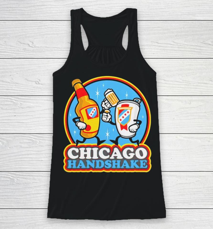 Chicago Handshake Racerback Tank