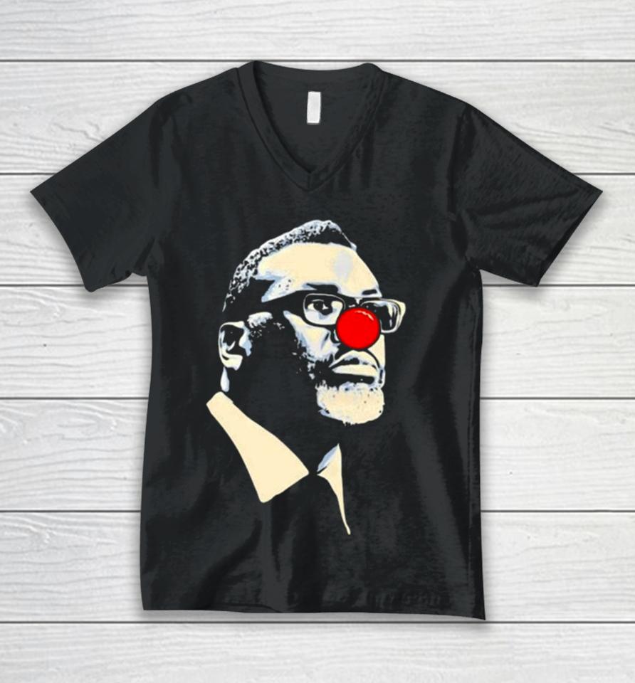 Chicago Mayor Brandon Johnson Clown Unisex V-Neck T-Shirt