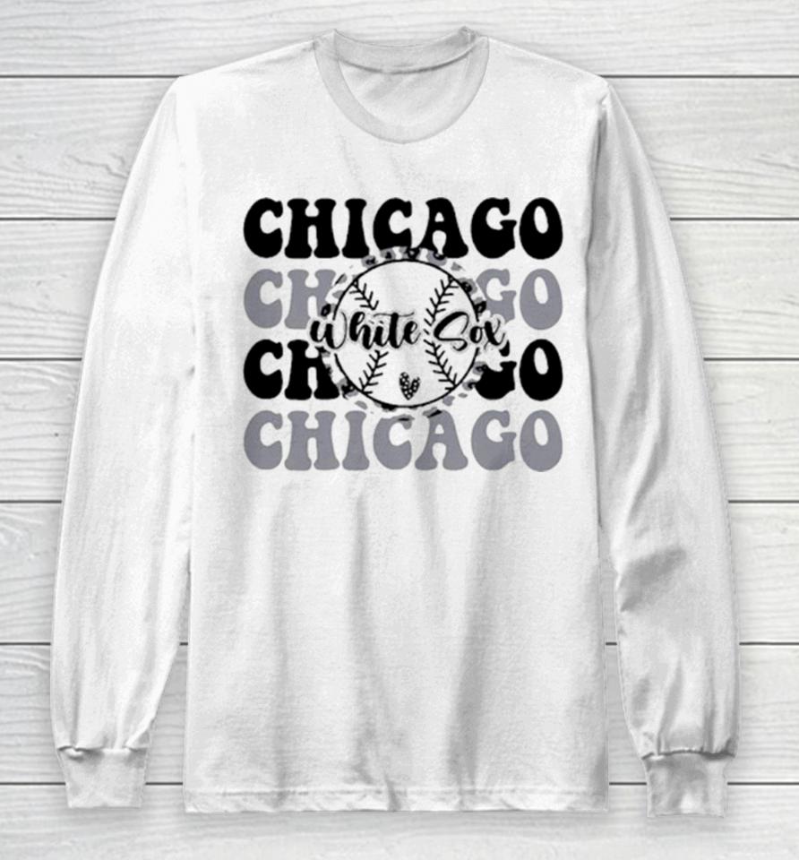 Chicago White Sox Baseball Mlb Love Long Sleeve T-Shirt