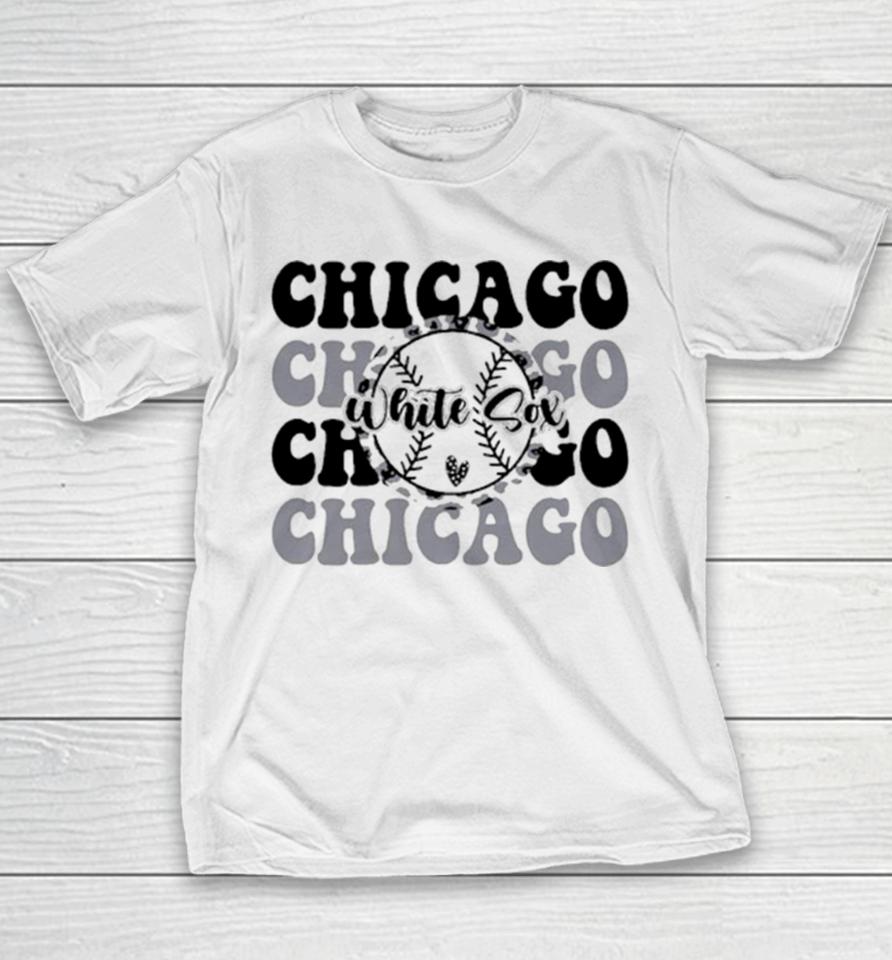 Chicago White Sox Baseball Mlb Love Youth T-Shirt
