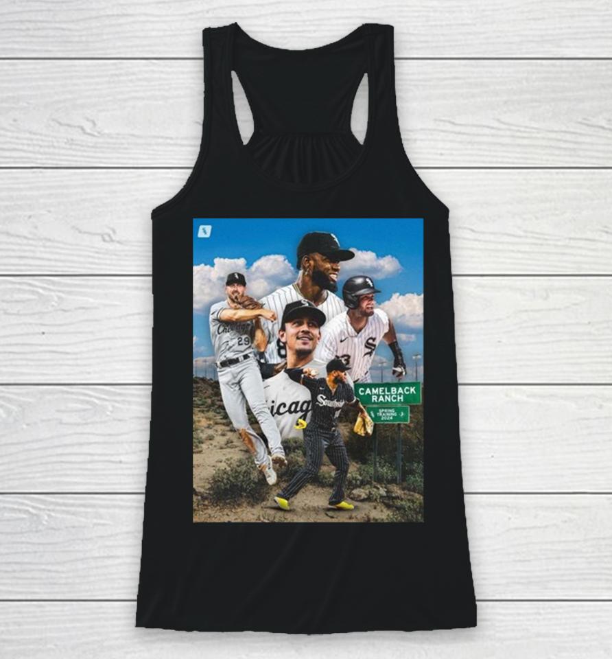 Chicago White Sox Come Back To Spring Training 2024 To Prepare For New Mlb Season Racerback Tank