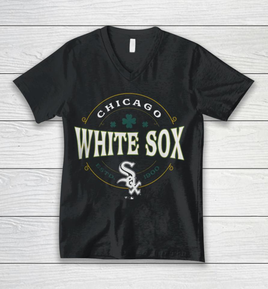 Chicago White Sox Fanatics Branded St. Patrick’s Day Lucky Unisex V-Neck T-Shirt