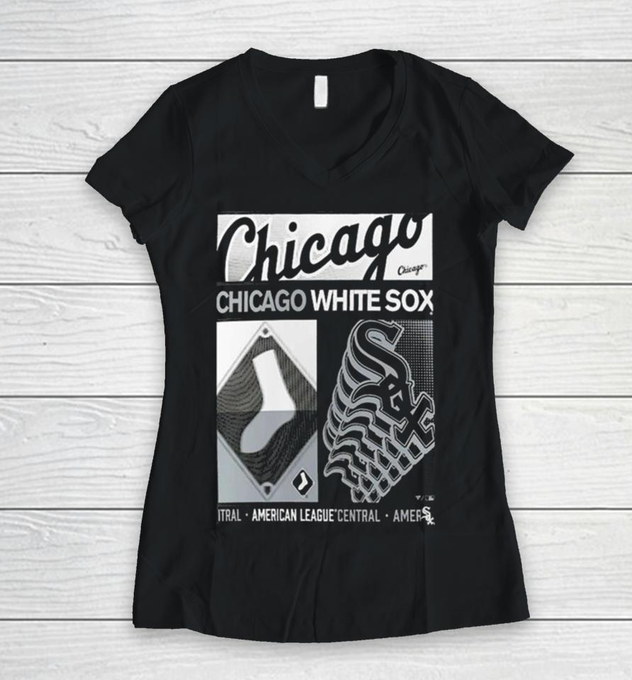 Chicago White Sox In Good Graces Women V-Neck T-Shirt