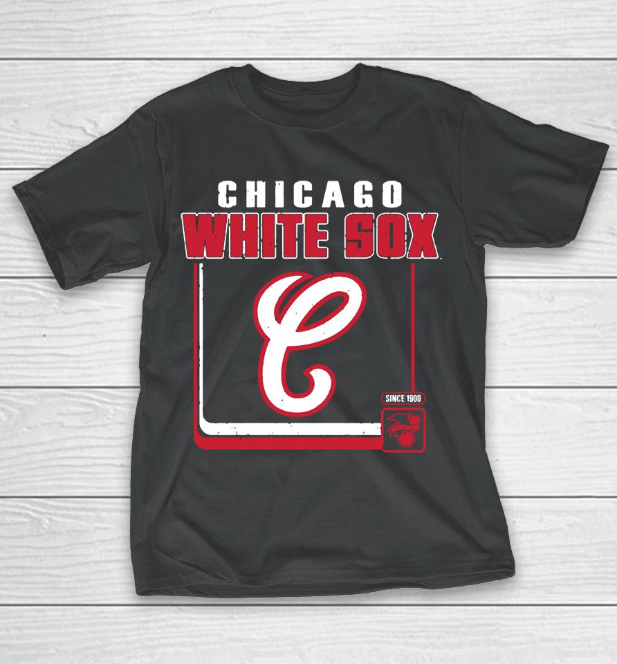 Chicago White Sox Navy Blue Borderline Franklin T-Shirt