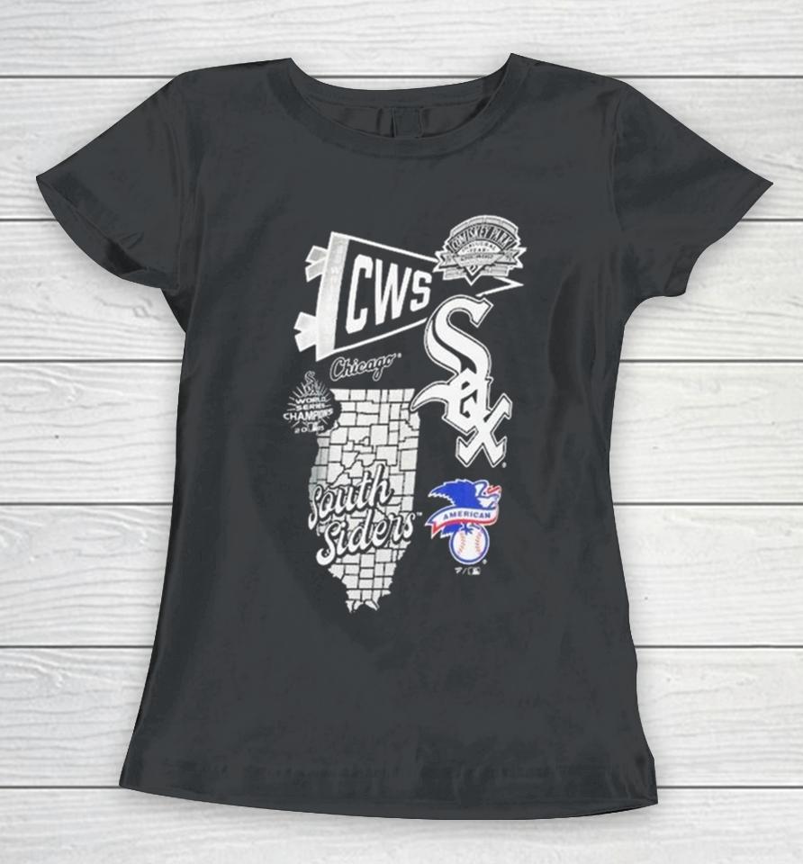 Chicago White Sox Split Zone South Siders Women T-Shirt