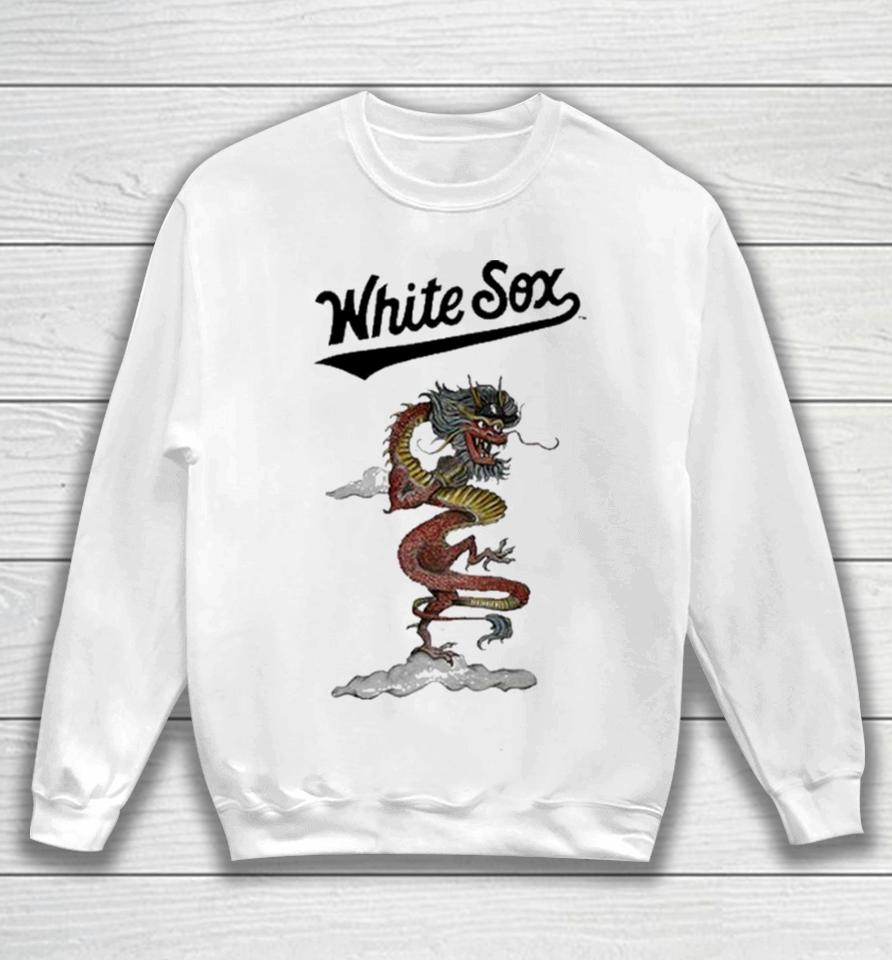 Chicago White Sox Tiny Turnip Infant 2024 Year Of The Dragon Sweatshirt