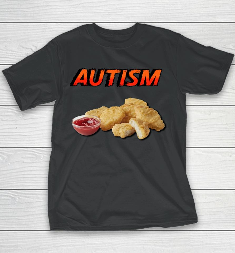Chicken Nugget Autism Youth T-Shirt