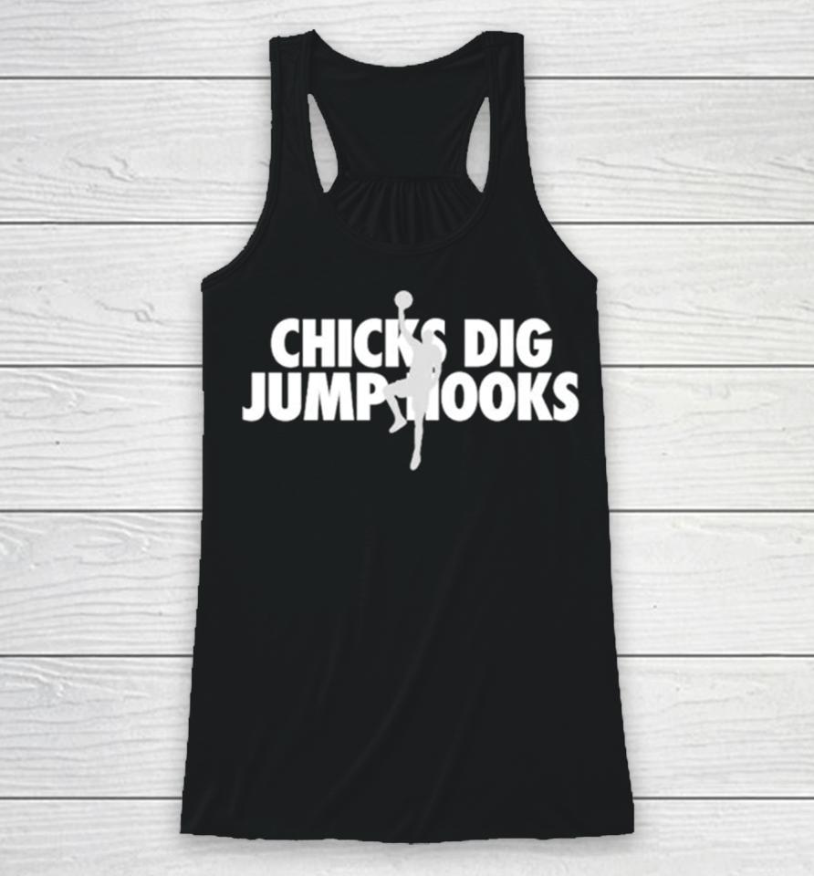 Chicks Dig Jump Hooks Racerback Tank