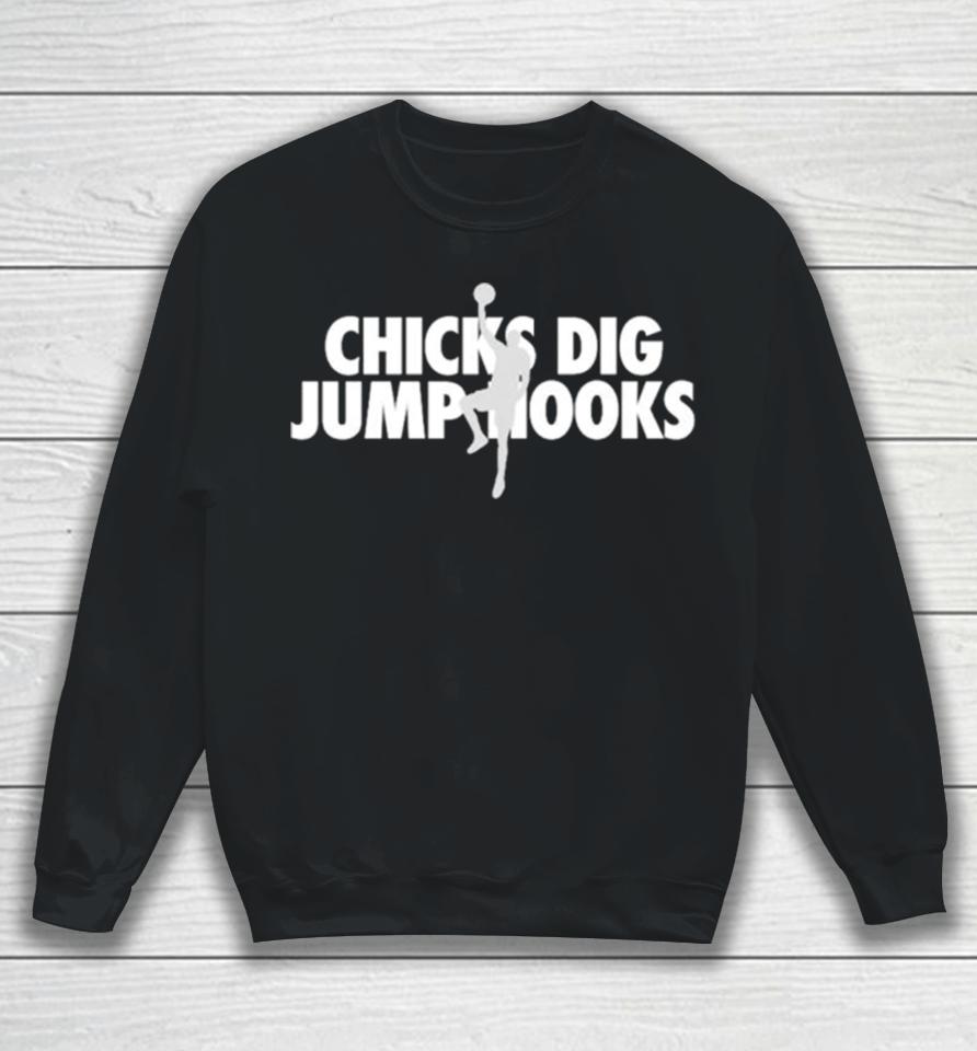 Chicks Dig Jump Hooks Sweatshirt