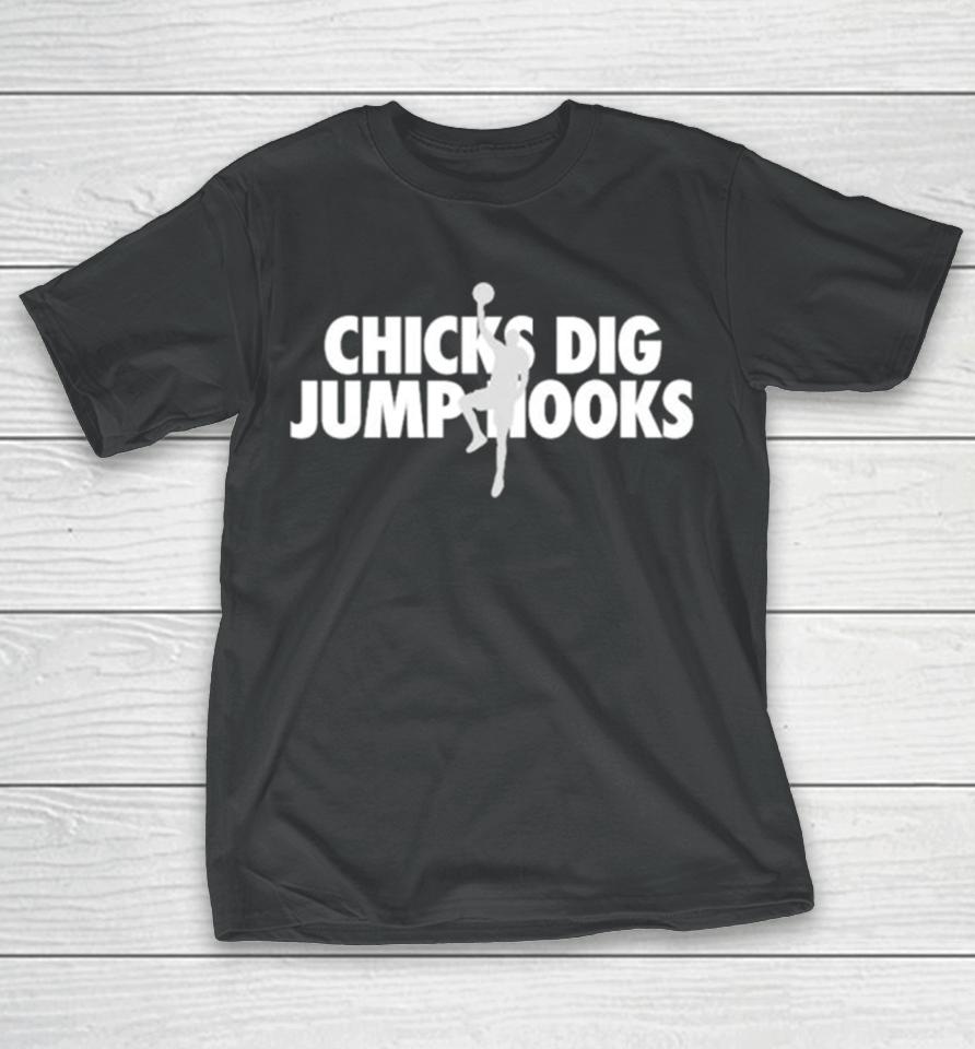 Chicks Dig Jump Hooks T-Shirt